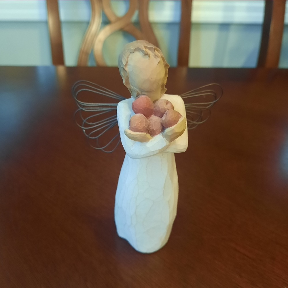 Angel Figurine with Wire Wings